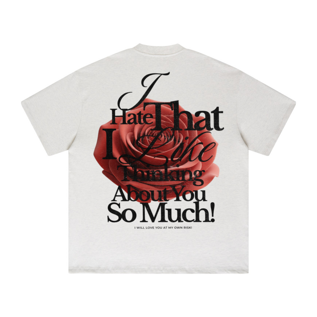 425GSM Unisex Color-Added Heavyweight Solid Color T-shirt Oatmeal Grey