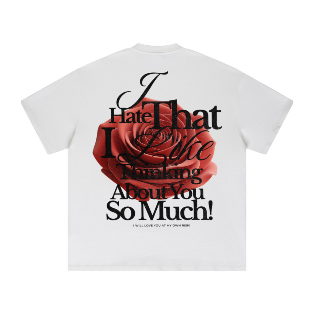 425GSM Unisex Color-Added Heavyweight Solid Color T-shirt White