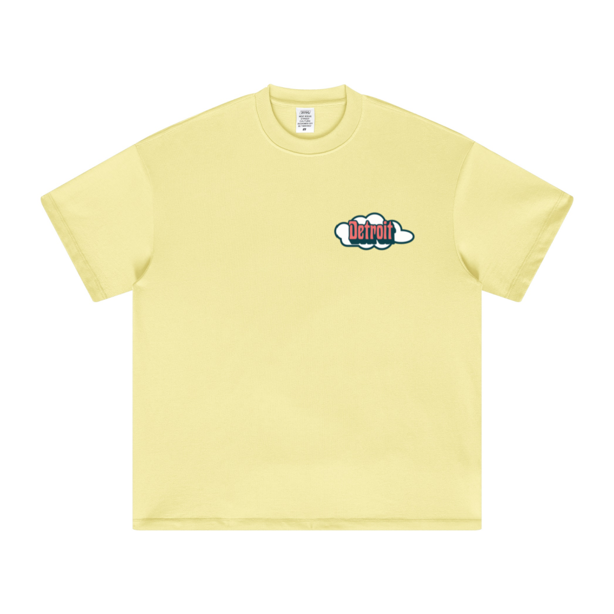 305GSM Unisex FOG Earth-Tone 20-Color Drop-Shoulder T-shirt Yellow