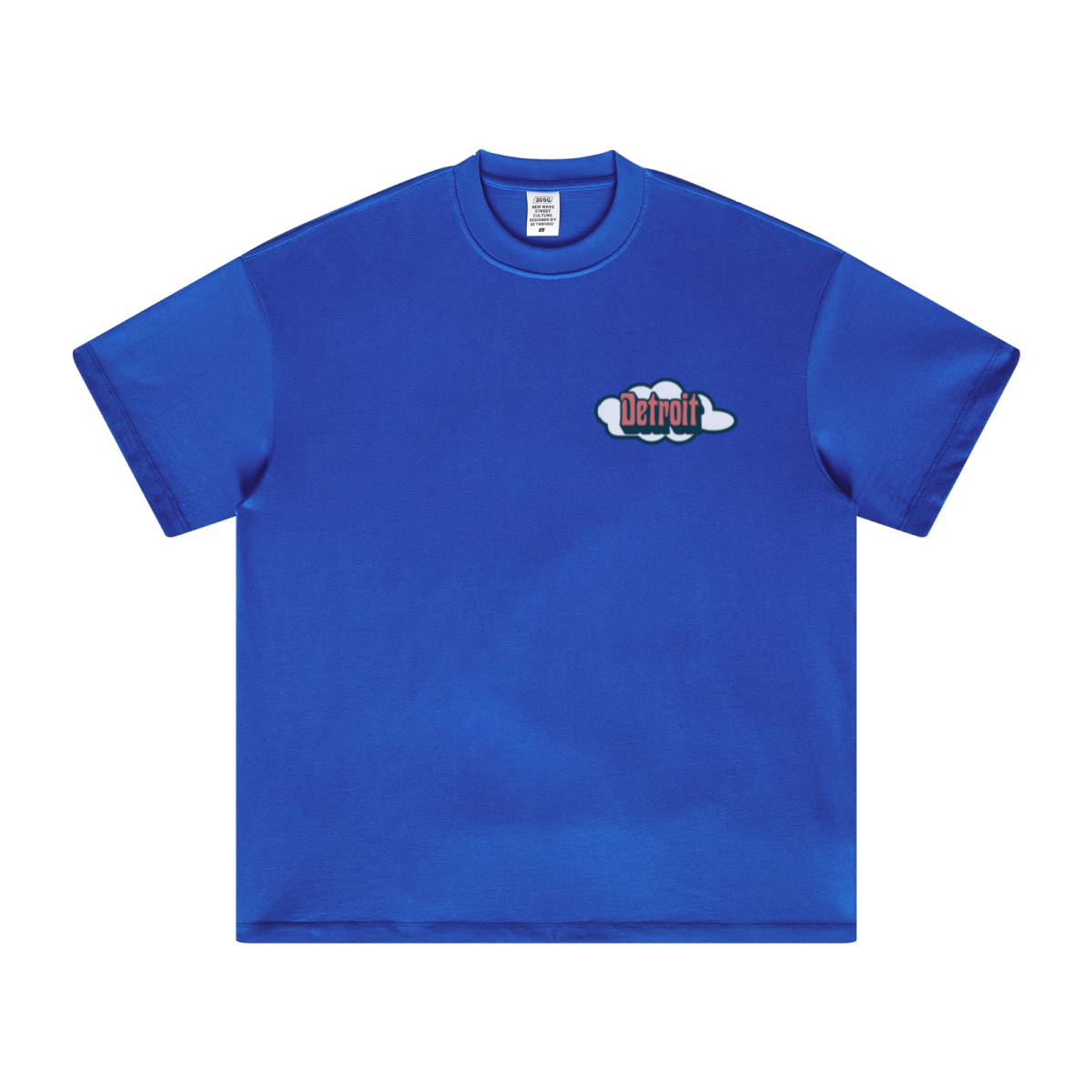 305GSM Unisex FOG Earth-Tone 20-Color Drop-Shoulder T-shirt Royal Blue