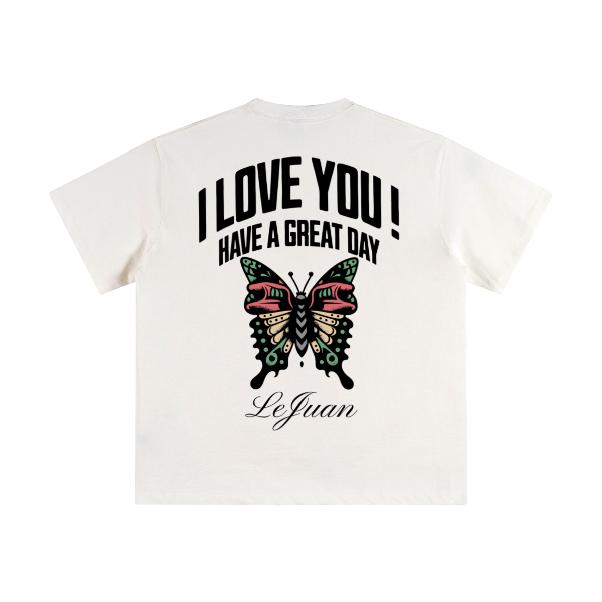 345GSM Unisex Solid-Color Heavyweight Crew Neck T-shirt White
