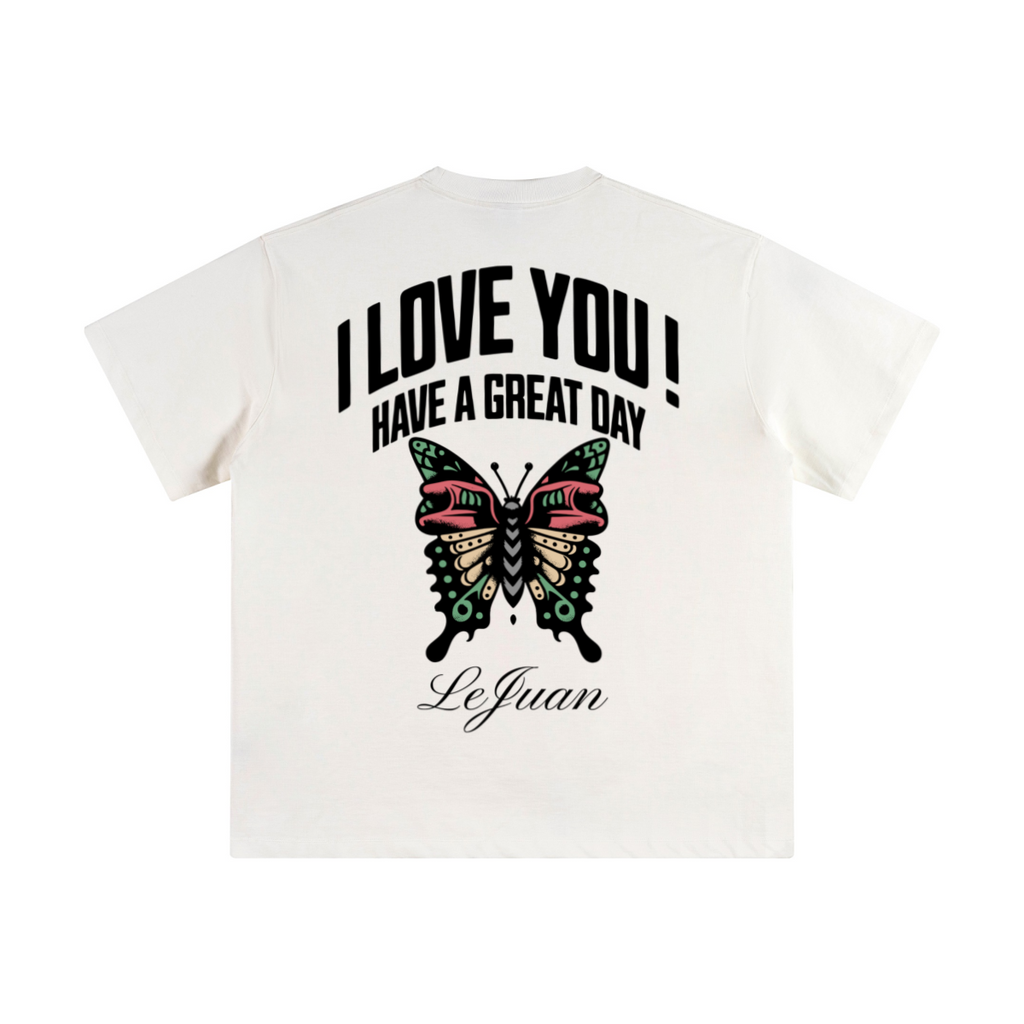 345GSM Unisex Solid-Color Heavyweight Crew Neck T-shirt White