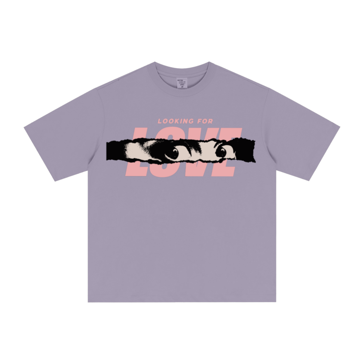 255GSM Unisex Long-Staple Cotton Jersey T-shirt Lavender Purple