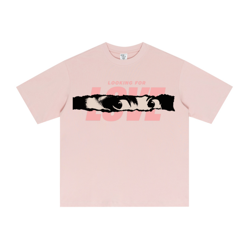 255GSM Unisex Long-Staple Cotton Jersey T-shirt Pink