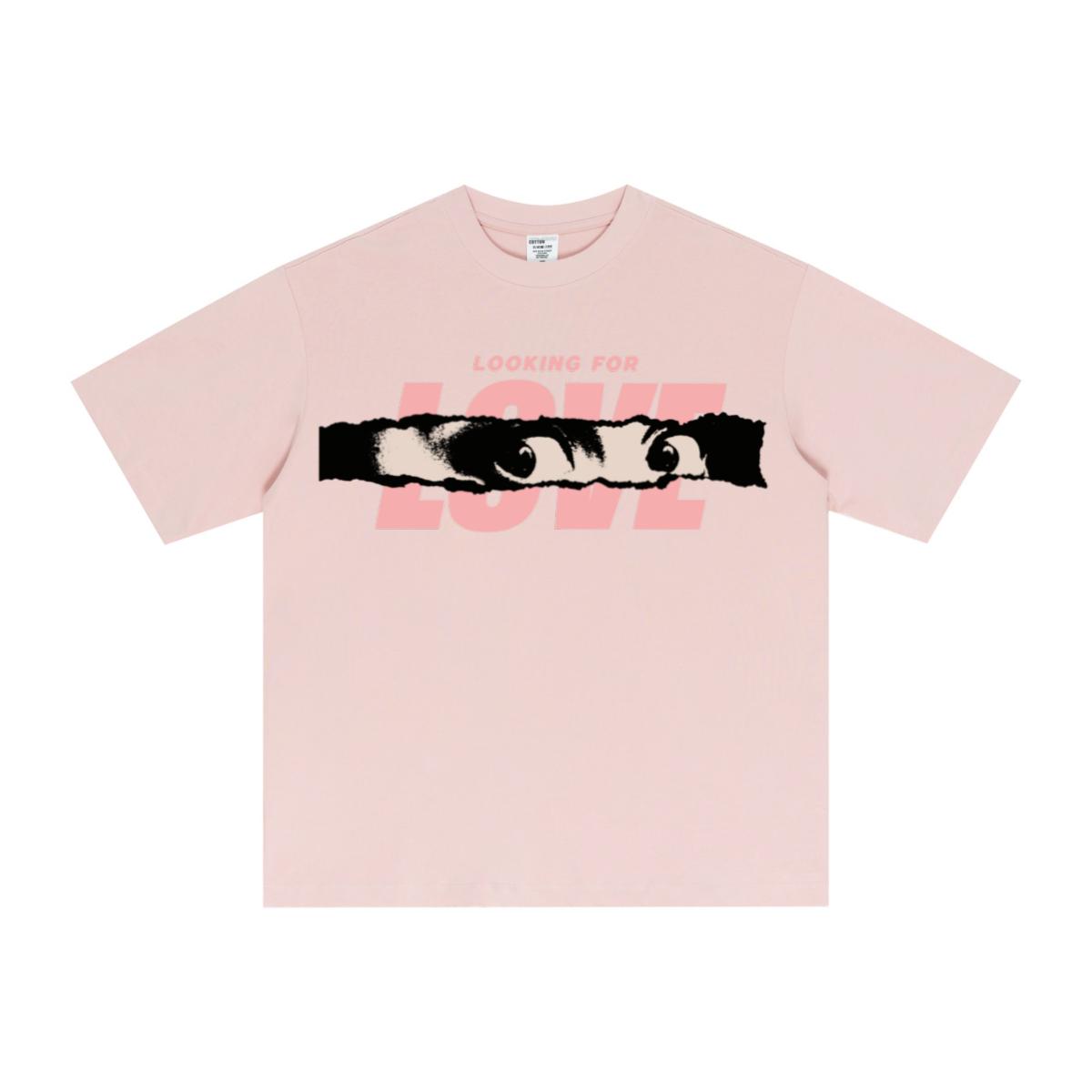 255GSM Unisex Long-Staple Cotton Jersey T-shirt Pink