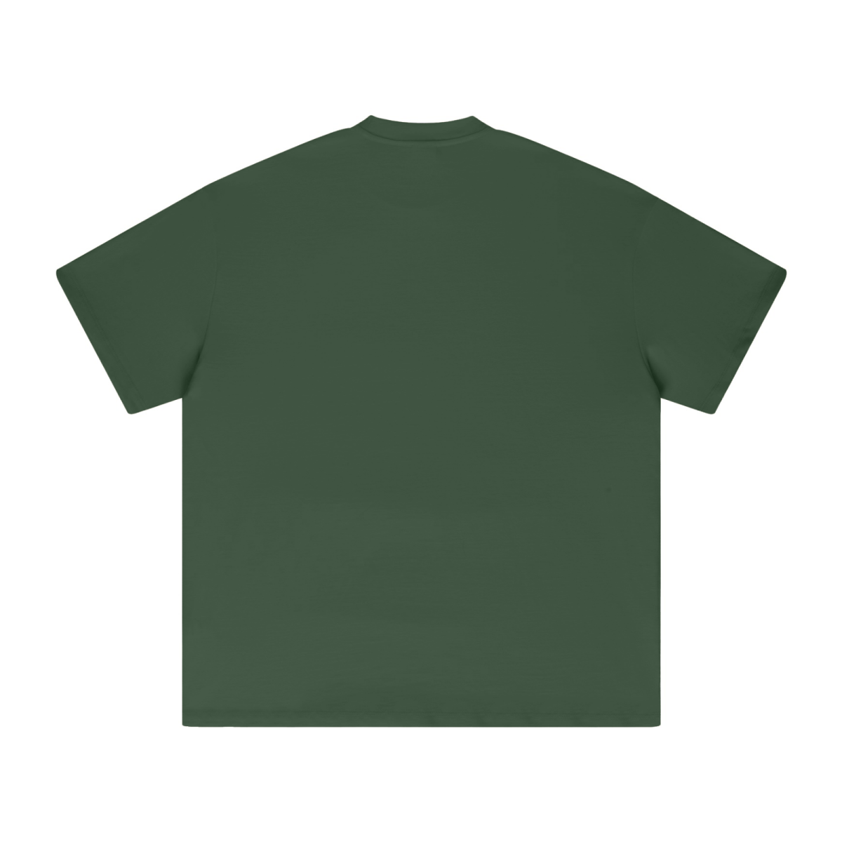425GSM Unisex Color-Added Heavyweight Solid Color T-shirt Moss Green