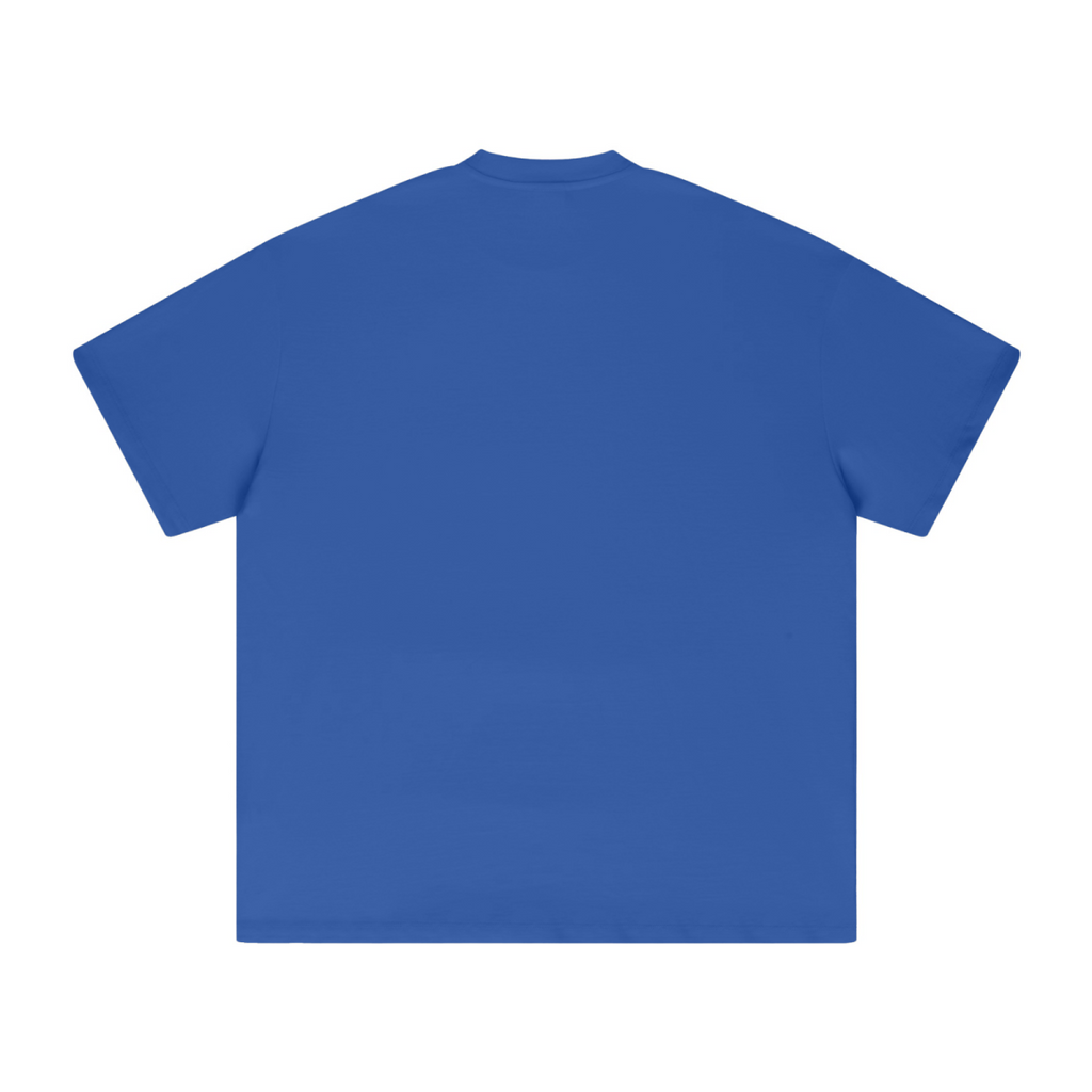 425GSM Unisex Color-Added Heavyweight Solid Color T-shirt Bright Blue
